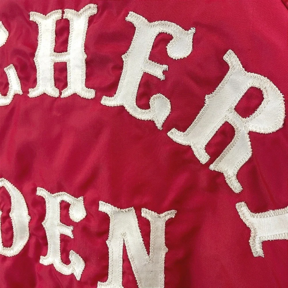 Vintage Bomber Jacket Mens (XL) Archery Ohio Red Lined Hunting Varsity Gorp USA‎